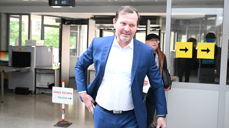Jaromír Soukup a Agáta Hanychová se znovu střetli u soudu.