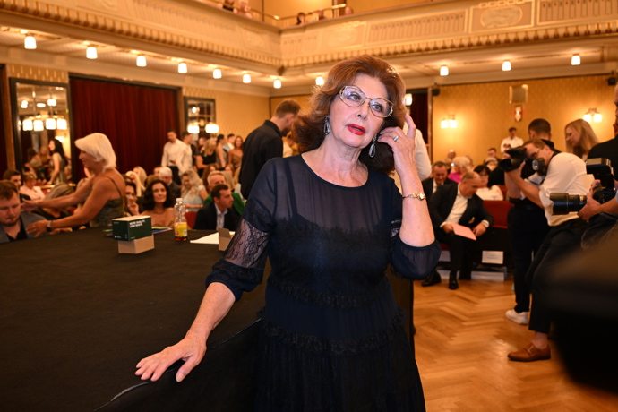 Saskia Burešová na Muži roku.