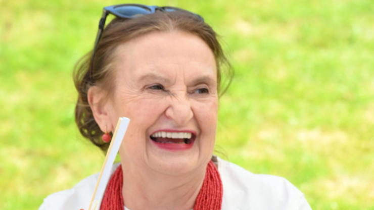 Eva Holubová nešetřila úsměvy.