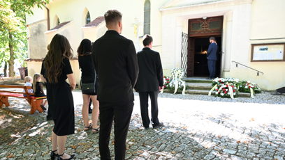 FOTO: Poslední rozloučení s Markem Vybíralem.