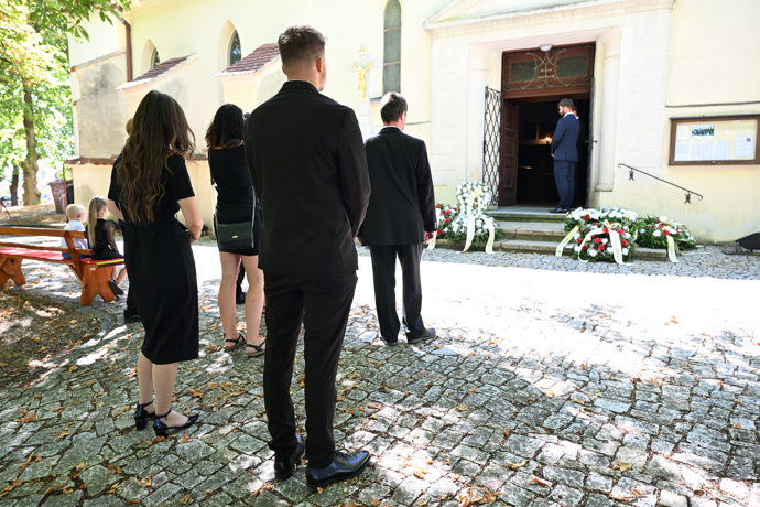 Poslední rozloučení s Markem Vybíralem.