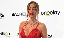 Andrea Pokorná na promítání Bachelora.