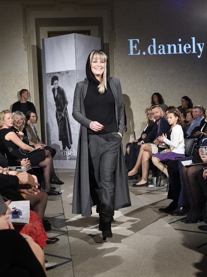 V roli modelky na přehlídce E.daniely v roce 2015 V roli modelky na přehlídce E.daniely v roce 2015