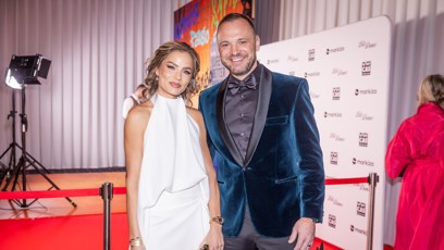 FOTO: Marián Gáborík se ženou.
