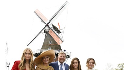 FOTO: Královská rodina - princezna Amalia, královna Máxima, král Willem Alexander, princezna Alexia a princezna Ariane.