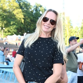 Diana Kobzanová na koncertu Diany Ross.