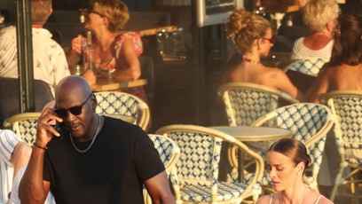 FOTO: Michael Jordan s manželkou v Saint-Tropez