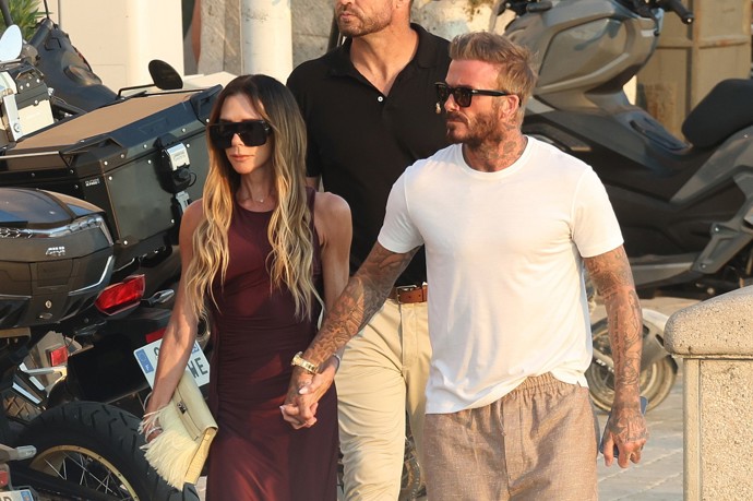 Beckhamovi si užívají dovolenou v Saint-Tropez 