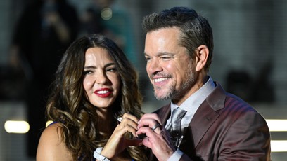 FOTO: Matt Damon se svou ženou Lucianou.