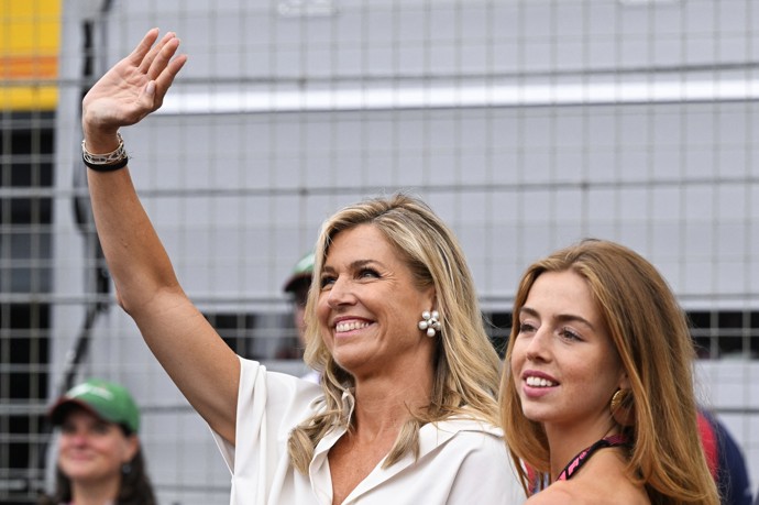 Královna Máxima s dcerou. Je vidět, po kom Alexia zdědila krásu.