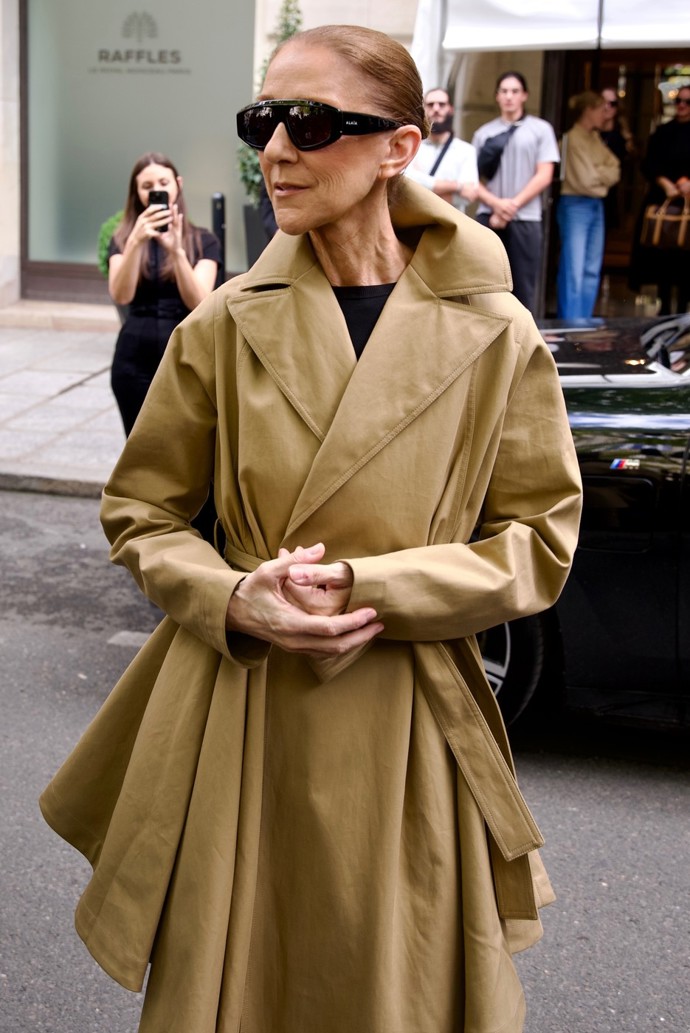 Céline Dion po dlouhé době na veřejnosti. 