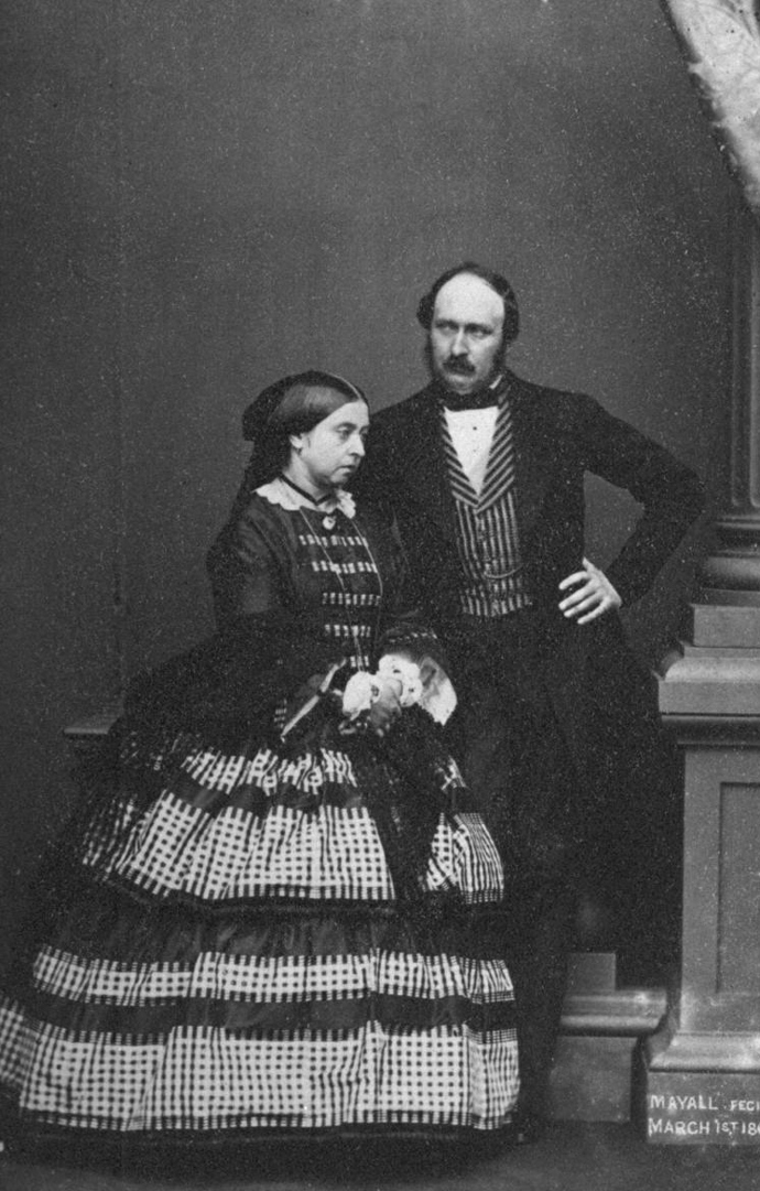 Fotografie Viktorie a Albert v rok jeho smrti, 1861