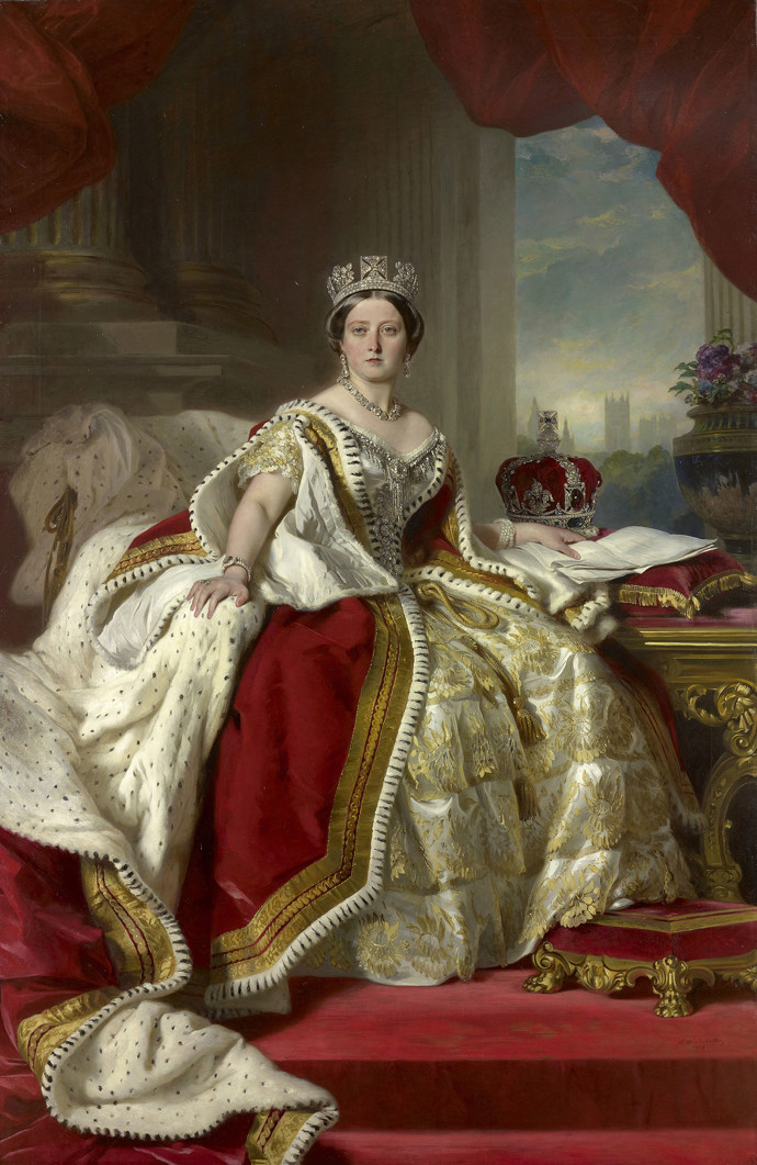 Portrét od Franze Xavera Winterhaltera, 1859