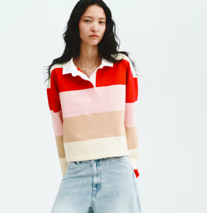 Rugbyový svetr H&M, 979 Kč Rugbyový svetr H&M, 979 Kč