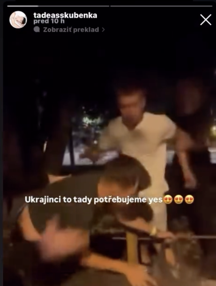 Tadeáš Kuběnka si ze rvačky odnesl několik modřin a pár dalších bolavých míst. 