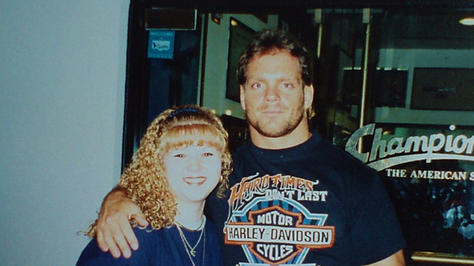 Chris Benoit s fanynkou