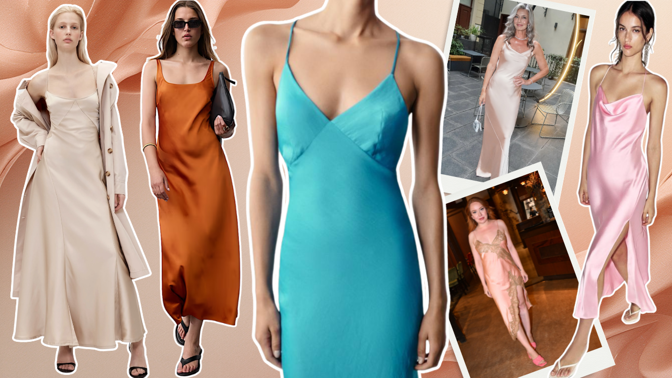 Letní šaty, které unosíte až do podzimu: Slip dress sluší dámám všech velikostí i po šedesátce