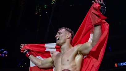 FOTO: Dánský zápasník Jonas Mågård.
