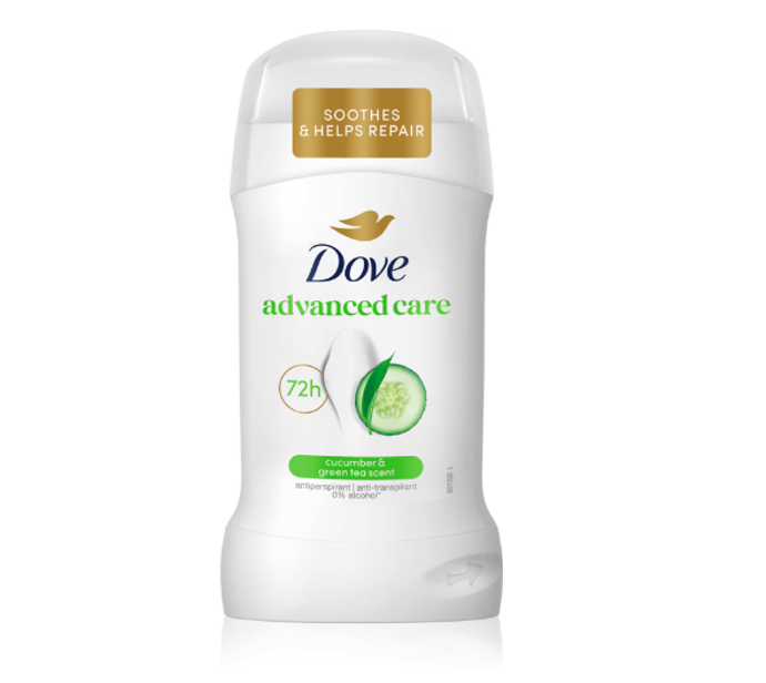 Tuhý antiperspirant Advanced Care, Dove, 91 Kč, prodává Notino Tuhý antiperspirant Advanced Care, Dove, 91 Kč, prodává Notino