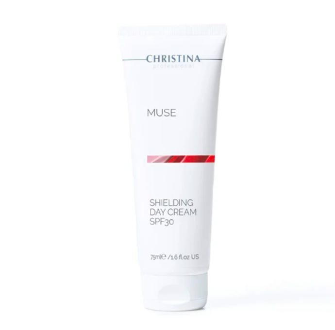 Sluneční ochrana Muse Shielding SPF 30 má kromě jiného antioxidační a rozjasňující účink, 2050 Kč, prodává Christina-kosmetika.cz