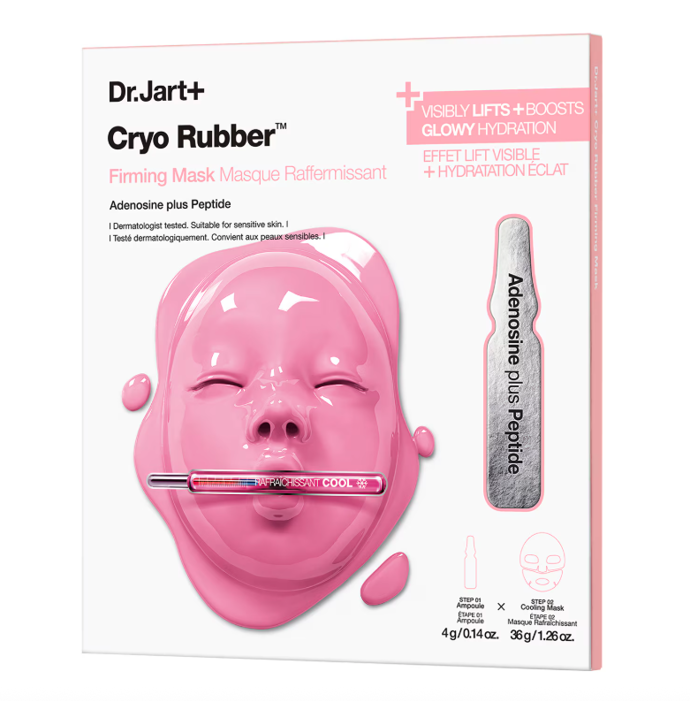 Hydrogelová maska s peptidy a adenosinem Cryo Rubber, Dr.Jart+, 380 Kč (1 ks), prodává Sephora