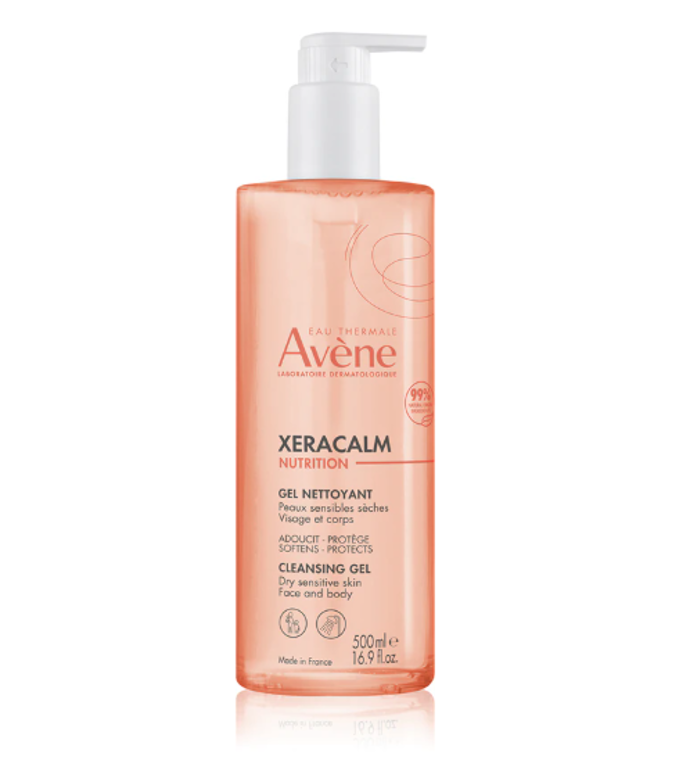 Krok 2: Jemný mycí gel pro suchou a citlivou pokožku XeraCalm Avène, 375 Kč (500 ml), prodává Notino Krok 2: Jemný mycí gel pro suchou a citlivou pokožku XeraCalm Avène, 375 Kč (500 ml), prodává Notino