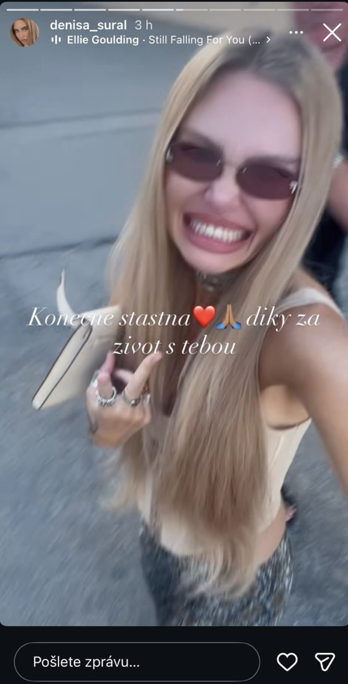 Denisa Šuralová je štěstím bez sebe.