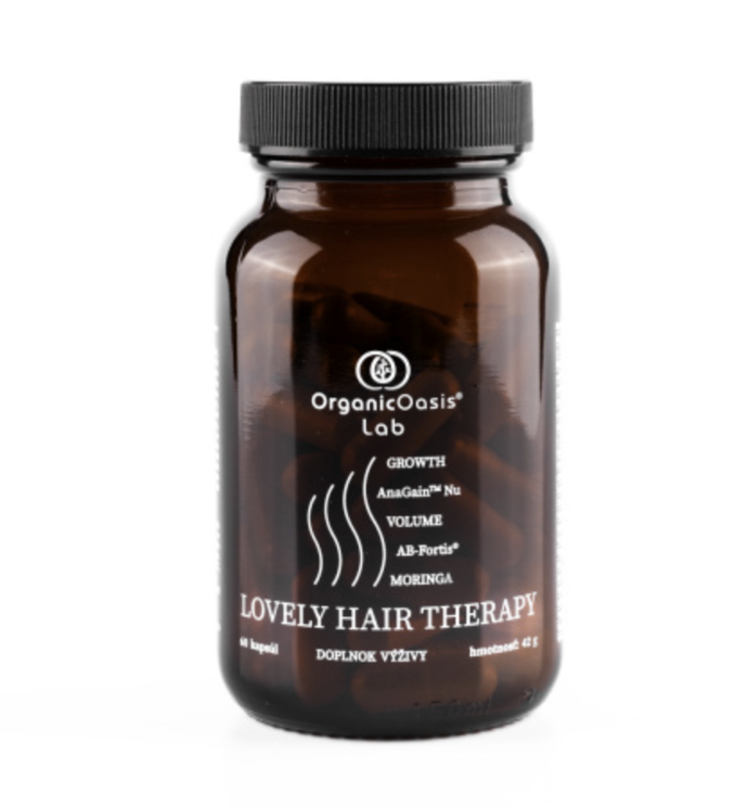 Výživový doplněk Lovely Hair Therapy obsahuje extra silnou a komplexní přírodní směs 22 účinných látek včetně 4 patentovaných složek pro zdravé a krásné vlasy. 1067 Kč