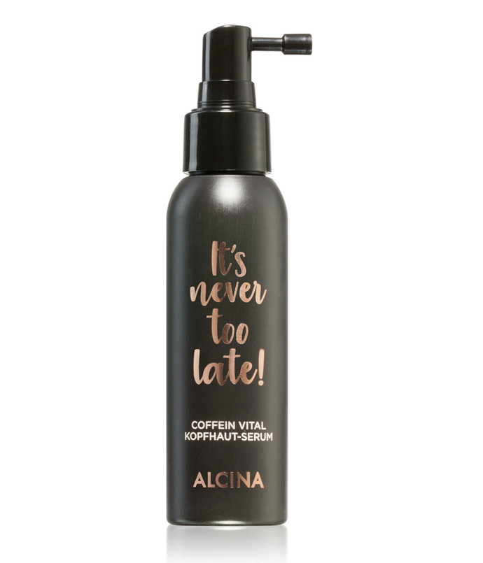  Sérum na vlasovou pokožku Alcina It's never too late! aktivuje vlasové kořínky, podporuje zdravý růst vlasů a zároveň pečuje o pokožku hlavy díky účinnému komplexu aktivních látek. 510 Kč