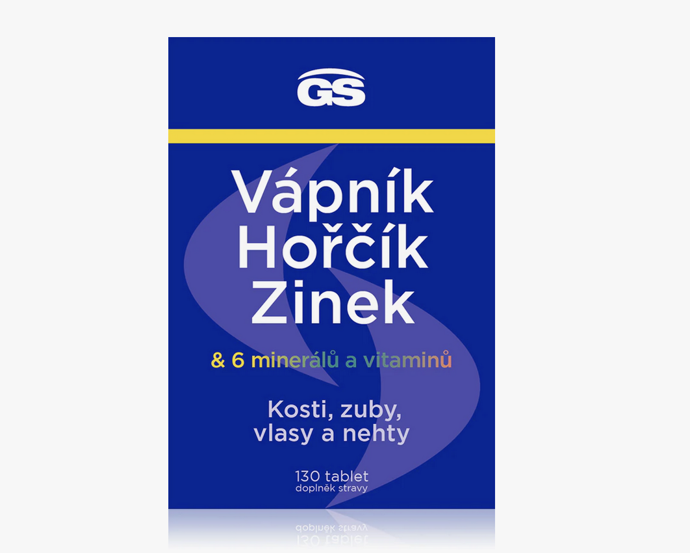 Prémiový multiminerál s vitaminy určený pro zdravé kosti, zuby, vlasy, nehty, kůži a pro dobrou imunitu. Obsahuje zesílené množství minerálů – vápník, hořčík, zinek – navíc obohacené o komplex dalších 6 minerálů a vitaminů. 207 Kč