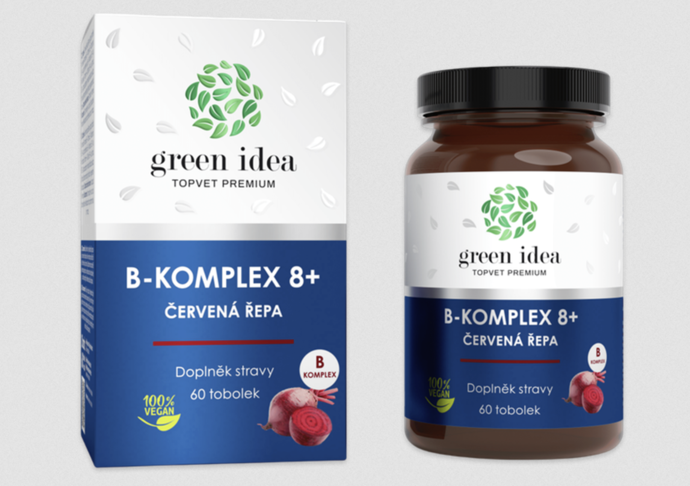 Vitamíny skupiny B pozitivně ovlivňují činnost nervové a psychické soustavy, přispívají ke snížení míry únavy a vyčerpání. Přispívají k normálnímu energetickému metabolismu, k normálnímu stavu vlasů, sliznic a pokožky. 198 Kč
