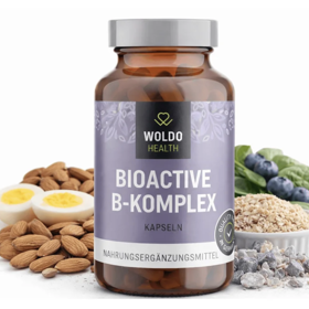 Bioaktivní B-Komplex 90 kapslí přináší všechny klíčové vitamíny skupiny B v jedné kapsli pro každodenní podporu organismu. Díky využití kvalitních forem, jako je methylkobalamin (vitamin B12) a Quatrefolic® (kyselina listová), je zajištěna vysoká biologická dostupnost. Složení je dále obohaceno o cholin a myo-inositol, které podporují nervový systém a mentální výkon.  590 Kč