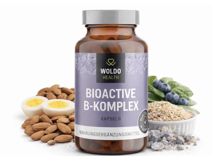 Bioaktivní B-Komplex 90 kapslí přináší všechny klíčové vitamíny skupiny B v jedné kapsli pro každodenní podporu organismu. Díky využití kvalitních forem, jako je methylkobalamin (vitamin B12) a Quatrefolic® (kyselina listová), je zajištěna vysoká biologická dostupnost. Složení je dále obohaceno o cholin a myo-inositol, které podporují nervový systém a mentální výkon.  590 Kč