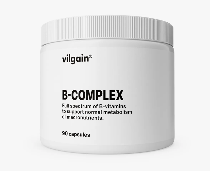 Vilgain B-Komplex ⁠–⁠ kompletní spektrum B vitaminů v optimálním množství, 209 Kč