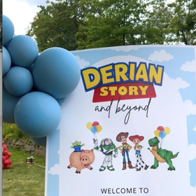 Dominika Myslivcová připravila synovi party ve stylu Toy Story.