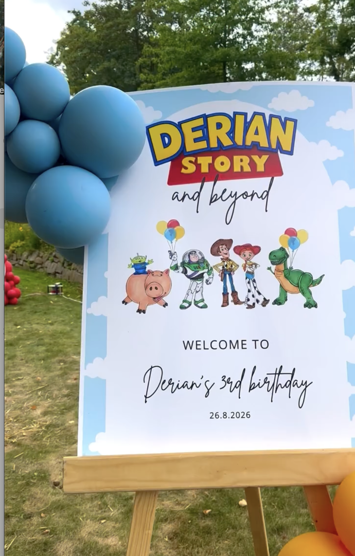 Dominika Myslivcová připravila synovi party ve stylu Toy Story.