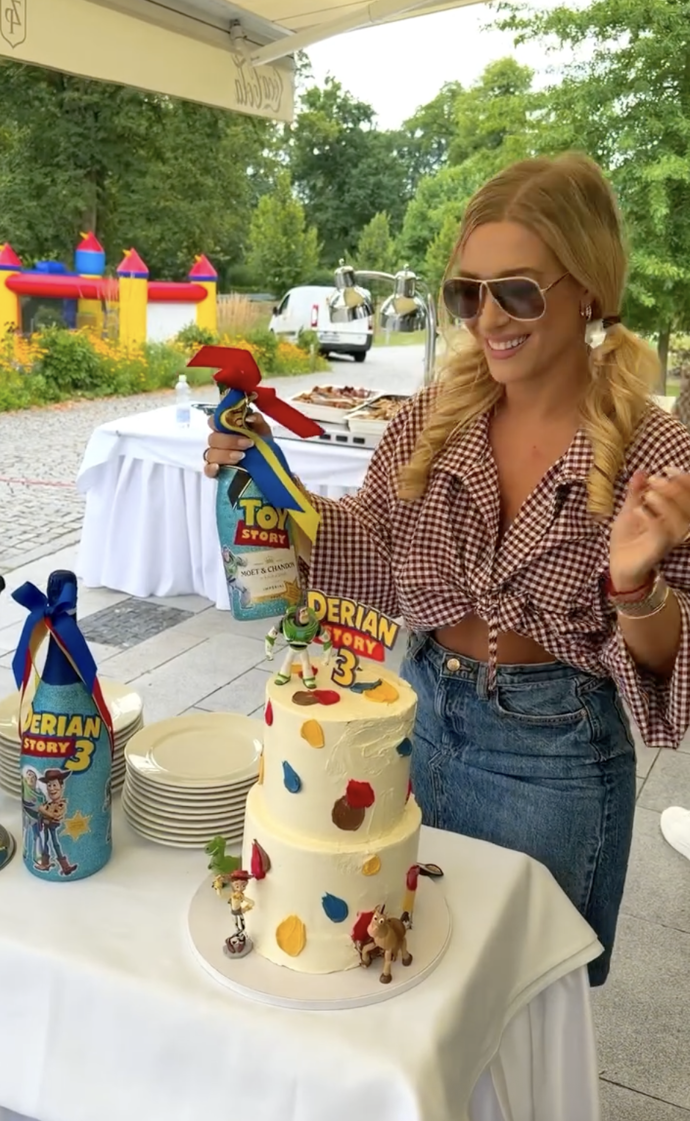 Dominika Myslivcová připravila synovi party ve stylu Toy Story.