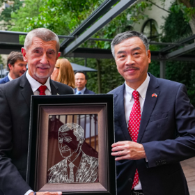 Andrej Babiš na 81. výročí vietnamské státnosti.