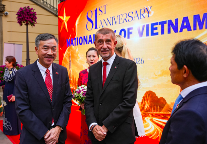 Andrej Babiš na 81. výročí státnosti Vietnamu. 