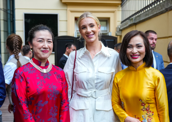 Vivien Babišová se akce zúčastnila spolu s otcem. 