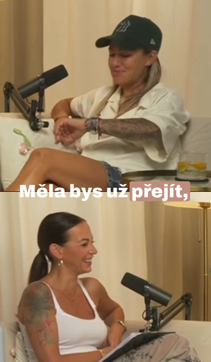 Bára Mlejnková si rýpla do Agáty Hanychové. 