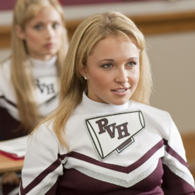 Hayden Panettiere jako roztleskávačka ve filmu Bravo girls. 