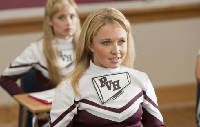 Hayden Panettiere jako roztleskávačka ve filmu Bravo girls. 