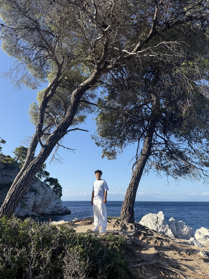 Jan Bendig na ostrově Skopelos.