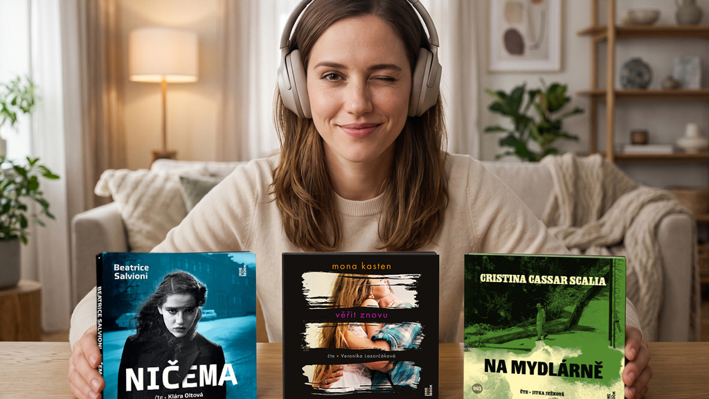 Svět audioknih nabízí fascinující zrcadlo, ve kterém se odrážejí osudy dnešních žen. Ať už jde o drama z fašistické Itálie v románu Ničema, cestu za uzdravením zlomeného srdce v knize Věřit znovu, nebo o napínavé vyšetřování na slunné Sicílii v detektivce Na mydlárně.