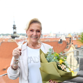 Helena Vondráčková na křtu videoklipu Magická láska. 