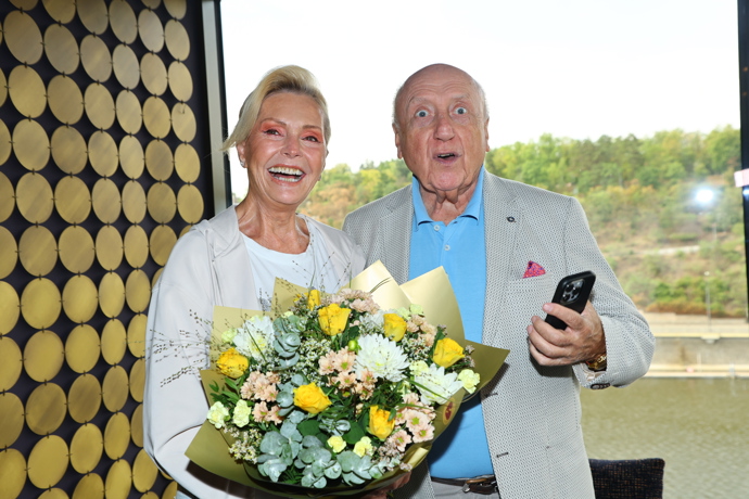 Helena Vondráčková a Felix Slováček na křtu videoklipu Magická láska.