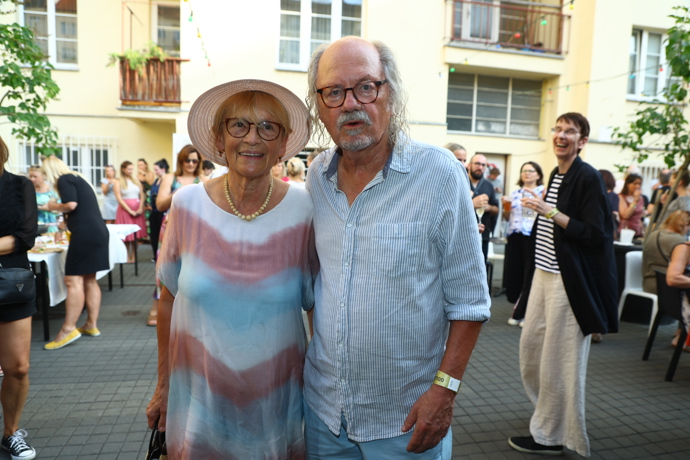 Ondřej Hejma na premiéře dokumentu Dvě deci tuše.