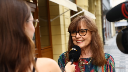 FOTO: Jarmila Švehlová zachycena při rozhovoru pro redakci eXtra.cz.