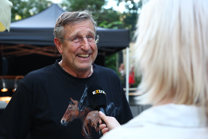 Herec Václav Vydra během rozhovoru pro eXtra.cz. 